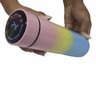 Garrafa Motivacional Squeeze Termica Com Sensor Temperatura Kit 2 Uni Medidor Inox Agua Cha Academia - 3