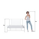 Ver imagem 5 de Cama de Casal em Ferro Emy Yescasa Branco