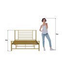 Ver imagem 5 de Cama de Casal em Ferro Emy Design Mais Moderno