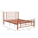Ver imagem 4 de Cama de Casal em Ferro Emy Design Mais Moderno