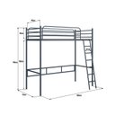 Ver imagem 4 de Beliche Suspenso de Ferro Solteiro