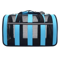 Bolsa Transporte Cachorro Cao Gato Pet Faixa Refletiva Animal de Estimaçao Pequeno Porte Carro Aviao - 12