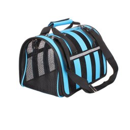 Bolsa Transporte Cachorro Cao Gato Pet Faixa Refletiva Animal de Estimaçao Pequeno Porte Carro Aviao - 13