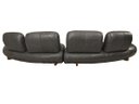 Ver imagem 3 de Sofá de Couro Onix Big Chaise 4,20 M Soft Charcoal - Mempra