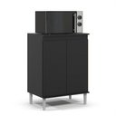 Ver imagem 1 de Balcão Microondas Preto – Ej Móveis