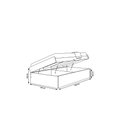 Ver imagem 3 de Cama Solteiro Camila Branco - Framar Móveis