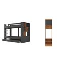 Ver imagem 2 de Quarto Juvenil Completo com Treliche e Sapateira Porto Espresso Móveis