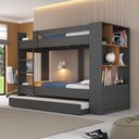 Ver imagem 7 de Quarto Juvenil Completo com Treliche e Sapateira Porto Espresso Móveis