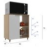 Armário Forno e Fruteira 62cm Largura - 3