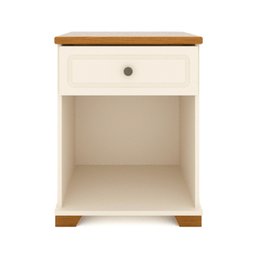 Conjunto Dormitório 1 Cama Casal 1 Mesa de Cabeceira 1 Cômoda Ananda CabeCasa MadeiraMadeira - 16