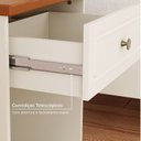 Ver mais imagens de Conjunto Dormitório 1 Cama Casal 2 Mesas de Cabeceira Ananda CabeCasa MadeiraOriginals