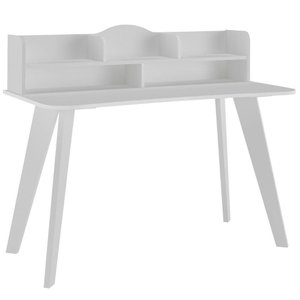 Mesa Escrivaninha com Nichos Sofia Branco