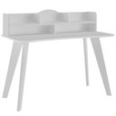 Ver imagem 1 de Mesa Escrivaninha com Nichos Sofia Branco