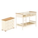 Ver imagem 2 de Conjunto Dormitório 1 Beliche 1 Cômoda Ananda CabeCasa MadeiraOriginals