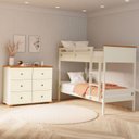 Ver imagem 1 de Conjunto Dormitório 1 Beliche 1 Cômoda Ananda CabeCasa MadeiraOriginals