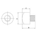 Ver imagem 2 de Borda Plástica em Abs 50 Mm Tramontina Pro Tramontina