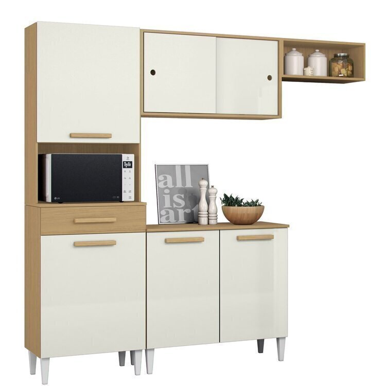 Cozinha Compacta com Balcão Isabelle