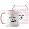 Caneca e Caixa Personalizada Presente Batizado Madrinha - 1