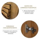 Ver imagem 6 de Conjunto Cômoda 5 Gavetas + Moldura com Espelho 100% Madeira Maciça - Linha Ouro Finestra Móveis