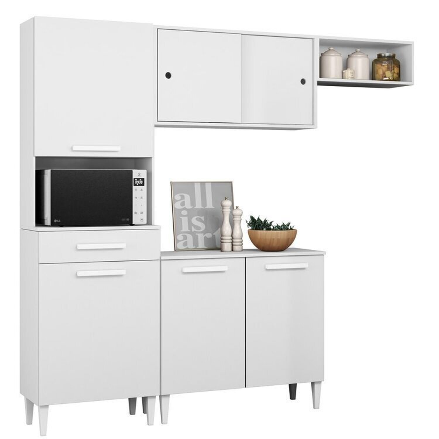 Cozinha Compacta com Balcão Isabelle