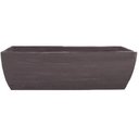 Ver imagem 1 de Vaso Planta 100x30 Jardineira Floreira Polietileno - MARROM CHOCOLATE 020