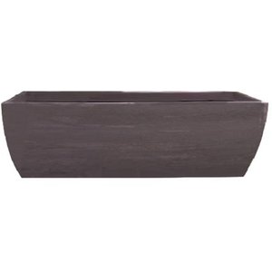 Vaso Planta 100x30 Jardineira Floreira Polietileno - MARROM CHOCOLATE 020