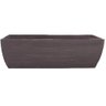 Vaso Planta 100x30 Jardineira Floreira Polietileno - MARROM CHOCOLATE 020 - 1