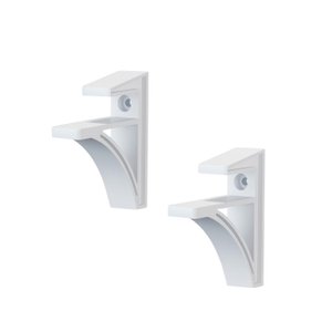 Kit 2 Suportes Belle Decore para Prateleira Mdp 1,5 Cm Branco
