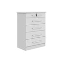 Ver imagem 1 de Cômoda 5 Gavetas Branco Copacabana