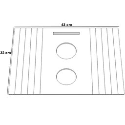 Esteira para Sofá Braço Porta Copo Suporte Celular Bandeja I02 Flexível Preto - Lyam Decor - 4