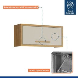 Lavanderia Modulada 2 Armários Aéreos e Balcão Torino - 14