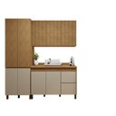 Ver imagem 2 de Lavanderia Modulada Armário Multiuso, Balcão e Armário Aéreo Dakota