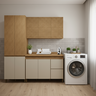 Lavanderia Modulada Armário Multiuso, Balcão e Armário Aéreo Dakota - 1
