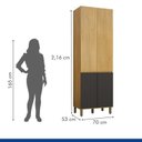 Ver mais imagens de Lavanderia Modulada Armário Multiuso, Balcão e Armário Aéreo Dakota