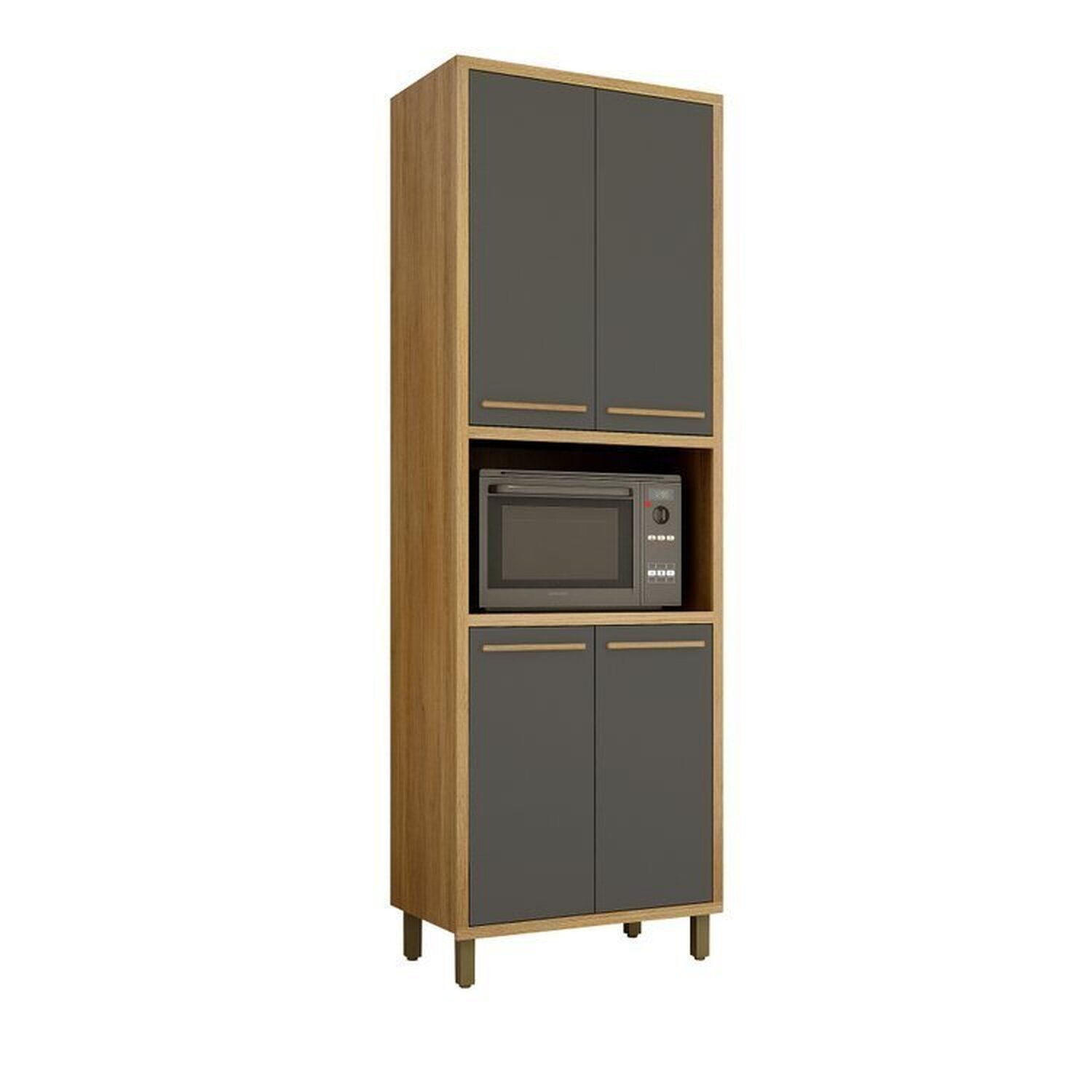 Lavanderia Modulada Armário Multiúso e 2 Armários Aéreos Torino - 10