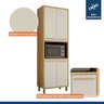 Lavanderia Modulada Armário Multiúso e 2 Armários Aéreos Torino - 6