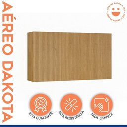 Lavanderia Modulada 2 Armários Aéreos e Balcão 120cm Dakota - 4