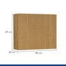 Lavanderia Modulada Balcão e 2 Armários Aéreos com Portas Frisado Dakota - 16