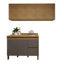 Ver imagem 2 de Lavanderia Modulada Balcão e 2 Armários Aéreos com Portas Frisado Dakota