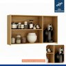 Lavanderia Modulada Balcão e 2 Armários Aéreos com Portas Frisado Dakota - 7
