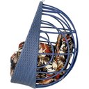 Ver imagem 3 de Balanço Ninho Suspenso Hungria Azul Dark e Rivieira Marrom