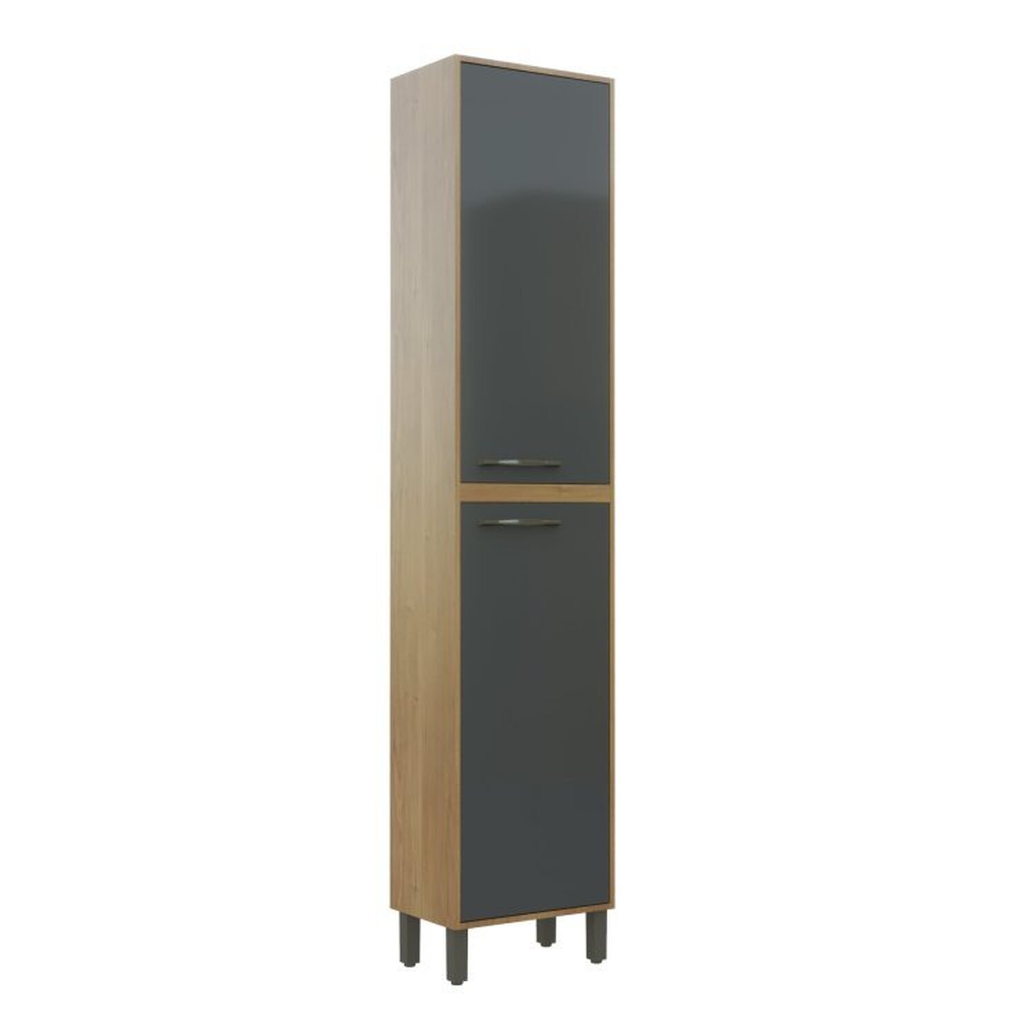 Lavanderia Modulada Armário Multiuso, 1 Balcão 3 Portas e Armário Aéreo Áustria - 11