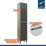 Lavanderia Modulada Armário Multiuso, 1 Balcão 3 Portas e Armário Aéreo Áustria - 14