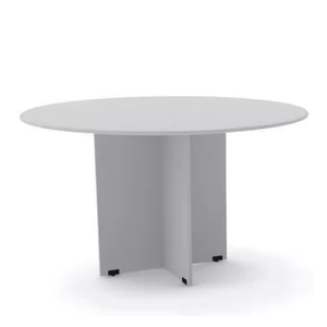 Mesa de Reunião Redonda Pandin Maxxi Cinza - 1702
