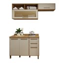 Ver imagem 2 de Lavanderia Modulada Balcão 3 Portas e 2 Armários Aéreos com 1 Porta Salvador