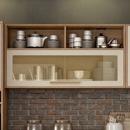 Lavanderia Modulada com 2 Armários Aéreos e Balcão 3 Portas Salvador - 3