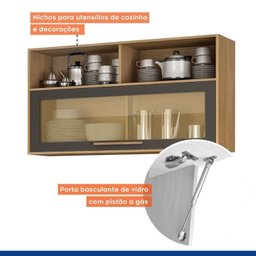 Lavanderia Modulada com 2 Armários Aéreos e Balcão 3 Portas Salvador - 4