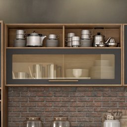 Lavanderia Modulada com 2 Armários Aéreos e Balcão 3 Portas Salvador - 3