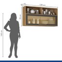 Ver imagem 7 de Lavanderia Modulada com 2 Armários Aéreos e Balcão 3 Portas Salvador