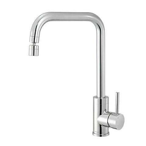 Misturador Monocomando de Mesa para Cozinha Minimal Cromado Meber